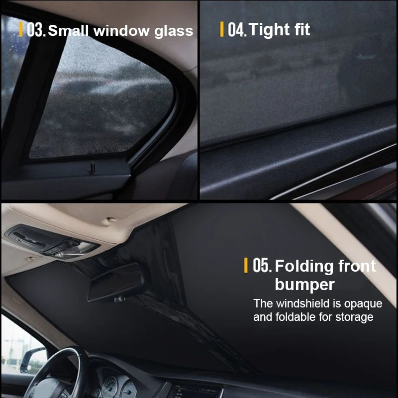 Cover For Leopard 8 BYD Denza B8 Fang Cheng Bao 8 2024-2026 Window Mesh Sunshade Side Shield Windshield Curtain Auto Accessories