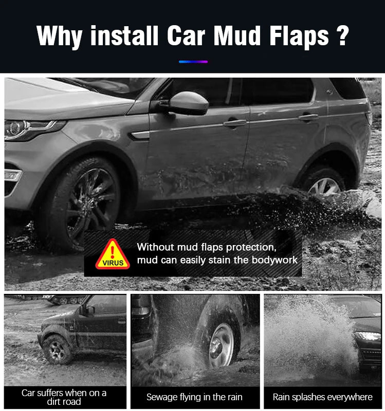 4PCS For Nissan Armada Patrol QX80 Y62 2021~2024 Mudflap Mudflaps Fender Front Rear Flaps Splash Guard Car Accessories Mud Flaps