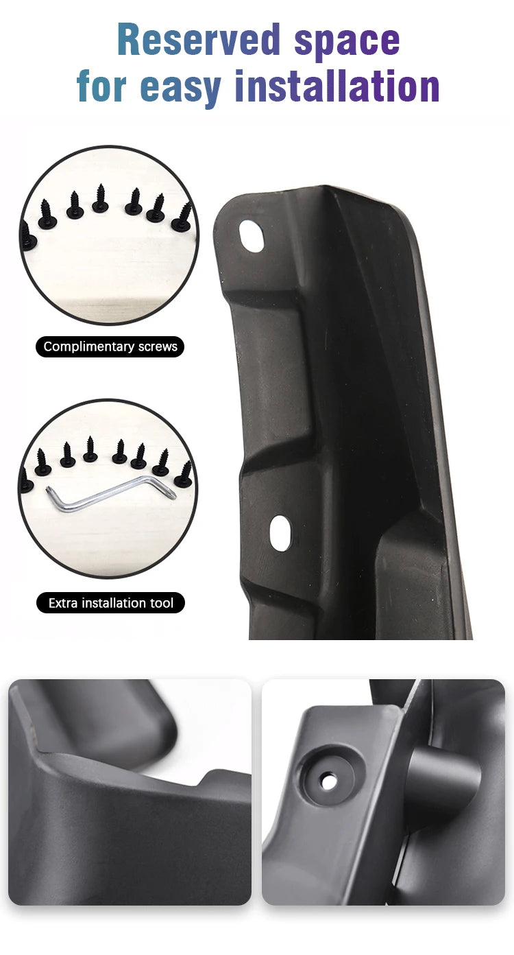 4PCS For Nissan Armada Patrol QX80 Y62 2021~2024 Mudflap Mudflaps Fender Front Rear Flaps Splash Guard Car Accessories Mud Flaps