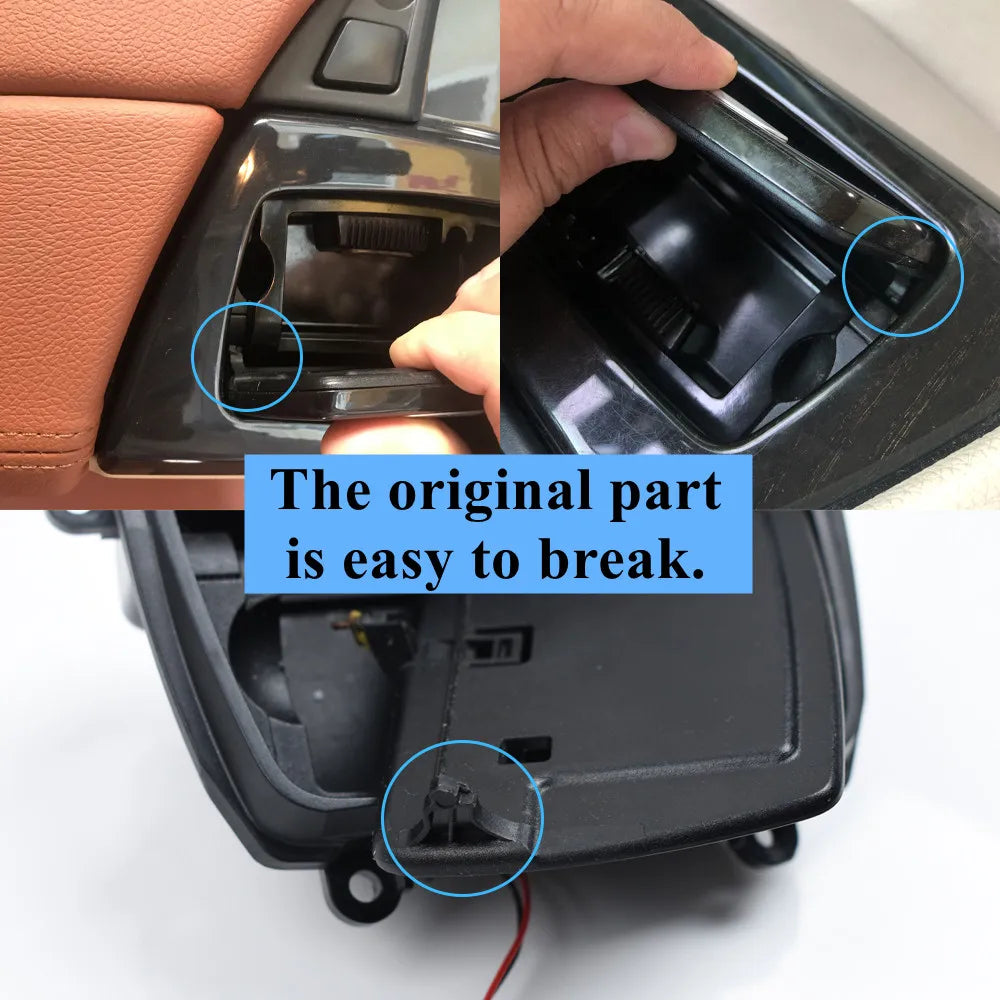 Car  ABS Center Console Ashtray Assembly Liner Box Cover For BMW 5 Series F10 F18 520 523 525 528 530 535 2010-2017 51169206347