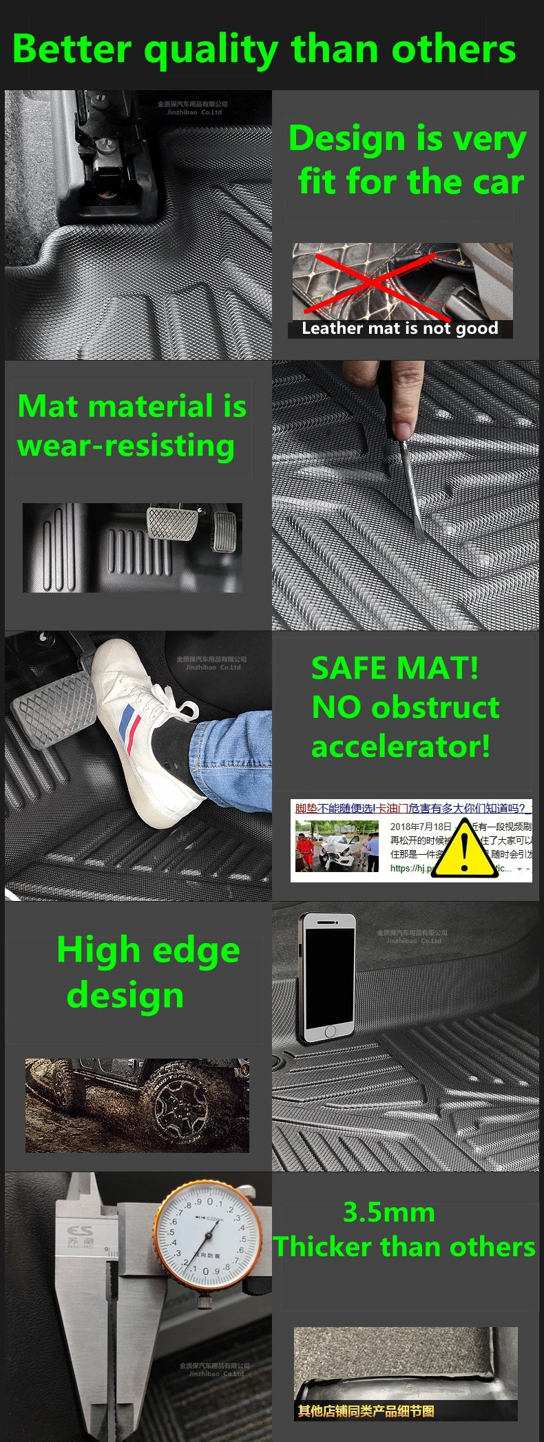 Use for 2025 new Nissan Patrol Y63 armada car carpet All-Weather mat Fit For Nissan Patrol Y63 custom waterproof floor mat Y63