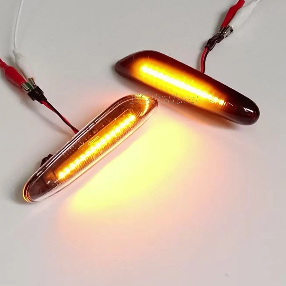 Dynamic LED Turn Signal Light Side Marker For BMW E60 E61 E90 E91 E87 E81 E83 E84 E88 E92 E93 E82 E46 1 3 5 Series X1 X3 2004