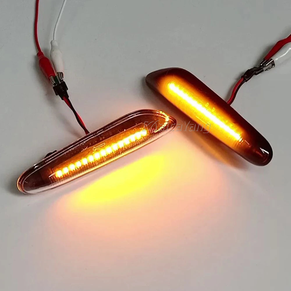 Dynamic LED Turn Signal Light Side Marker For BMW E60 E61 E90 E91 E87 E81 E83 E84 E88 E92 E93 E82 E46 1 3 5 Series X1 X3 2004