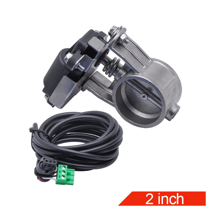 Electric Exhaust Control Valve Dual Set With Remote Cutout Control For 2"/2.36"/2.5"/2.75"/3" Pipe 2pcs Valve