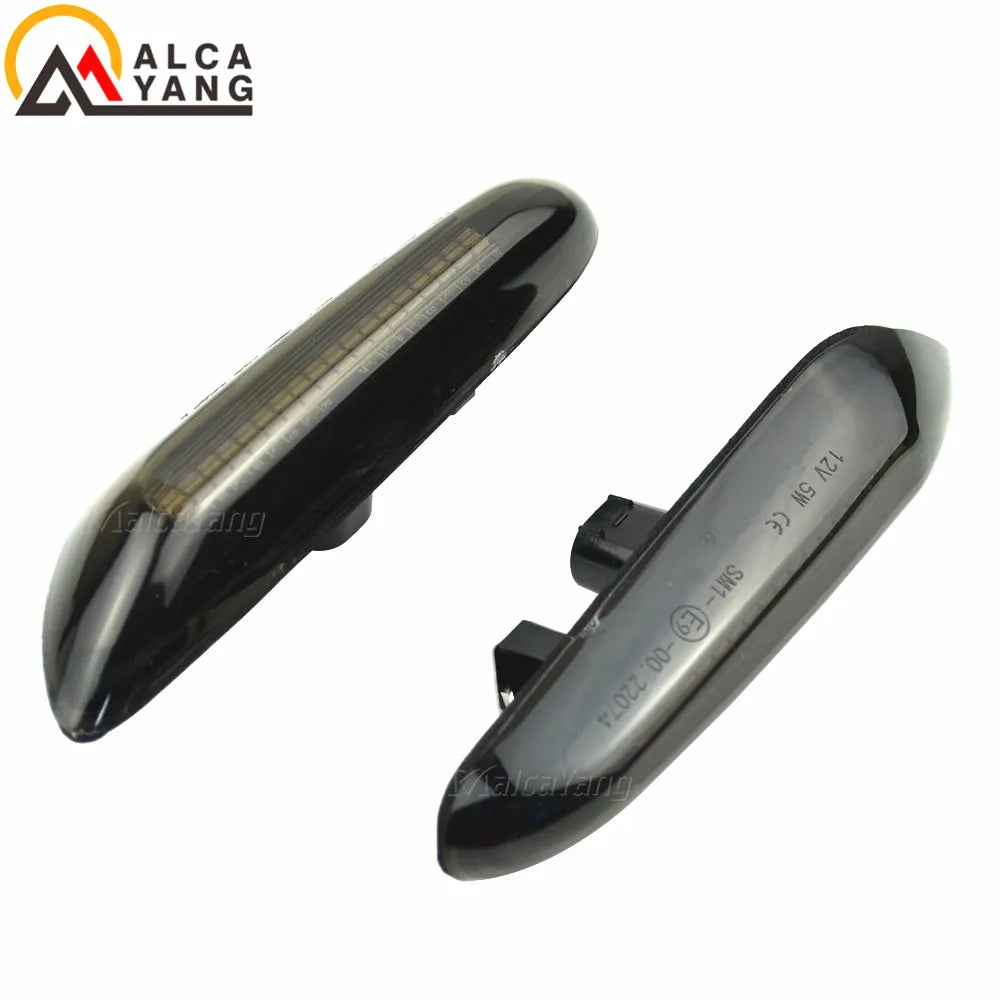 Dynamic LED Turn Signal Light Side Marker For BMW E60 E61 E90 E91 E87 E81 E83 E84 E88 E92 E93 E82 E46 1 3 5 Series X1 X3 2004