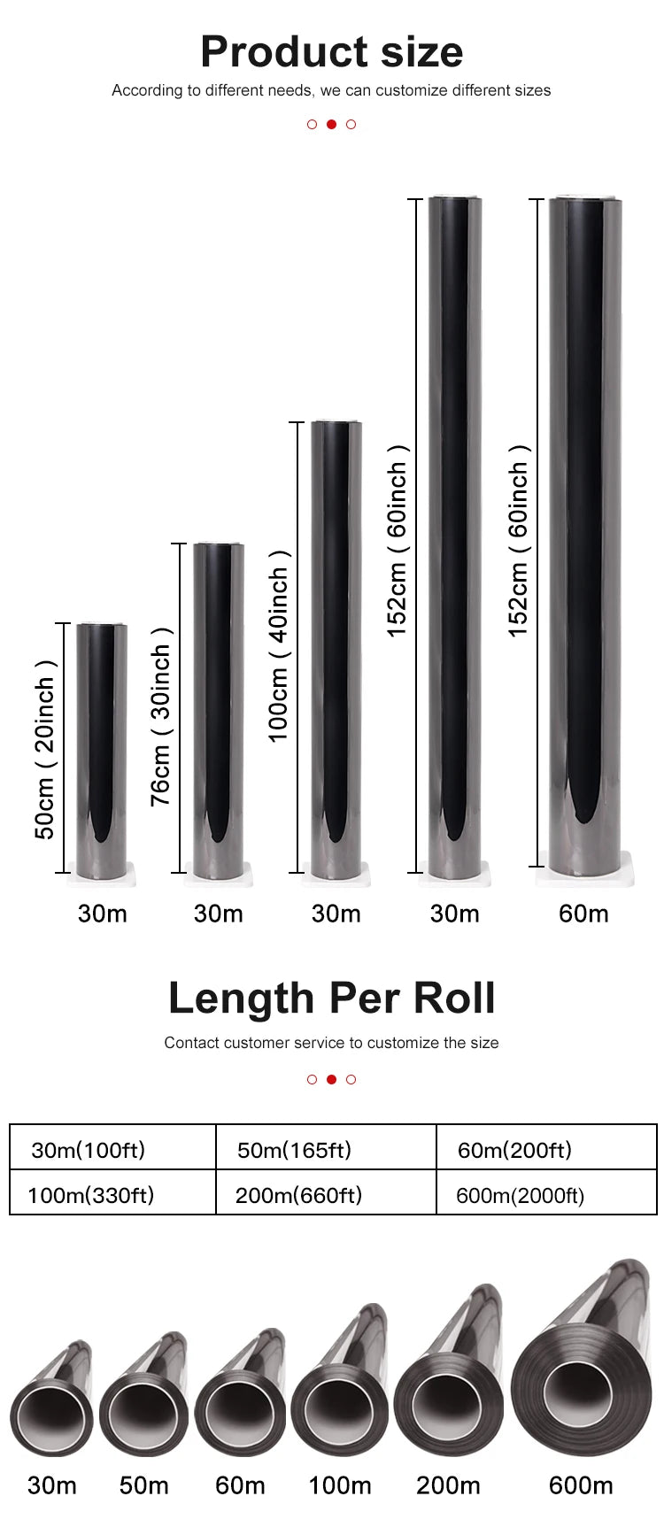 Top Quality Ultra Hd 0.5X4M IR100% Heat Resistant Privacy Protection Nano Ceramic Window Solar Film Tint Film For Car