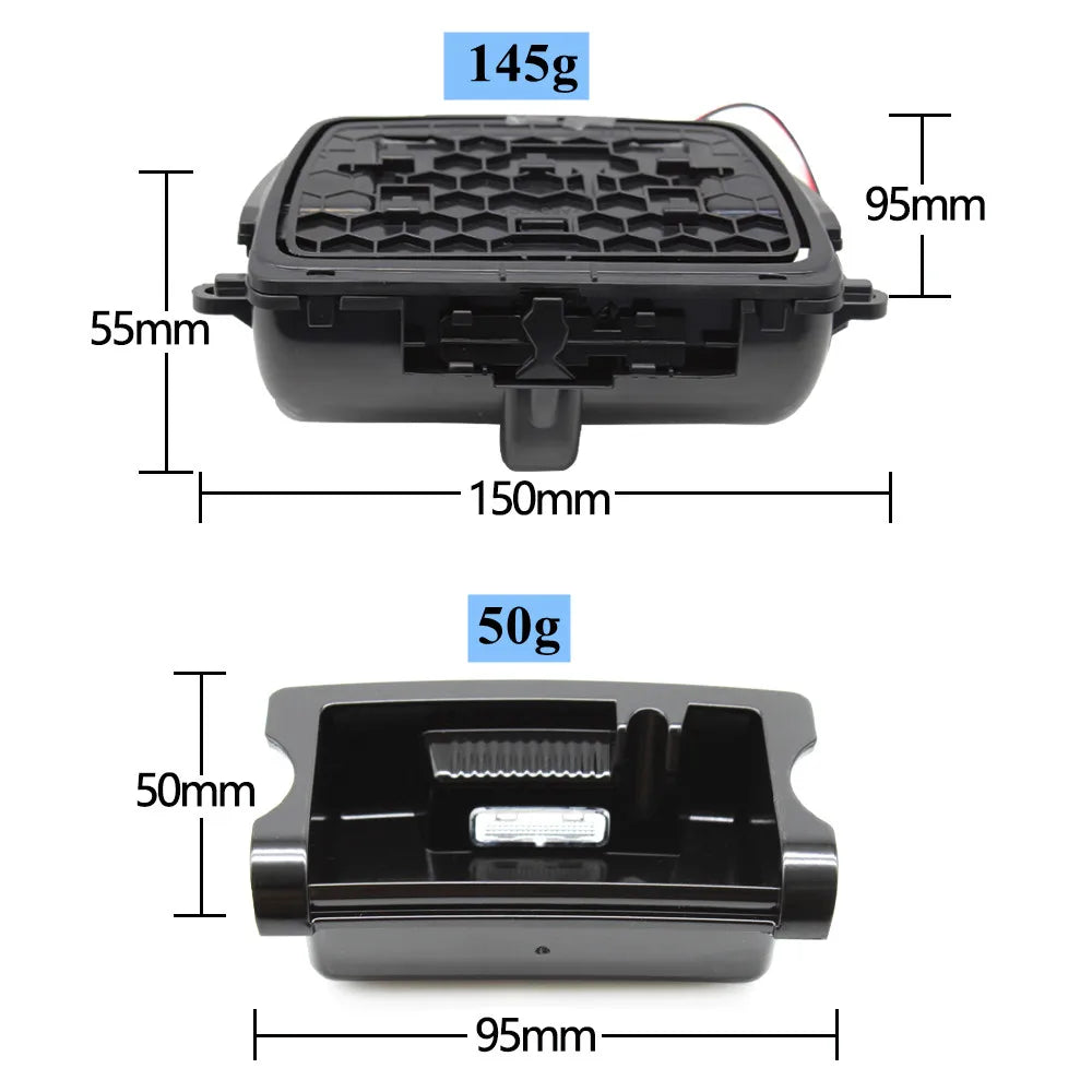 Car  ABS Center Console Ashtray Assembly Liner Box Cover For BMW 5 Series F10 F18 520 523 525 528 530 535 2010-2017 51169206347