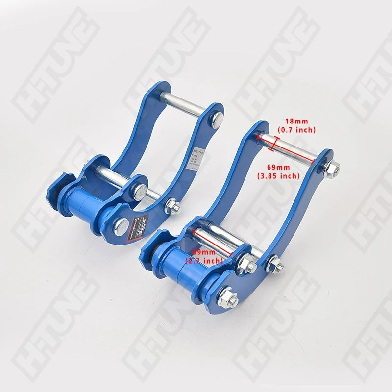 H-TUNE 4x4 Accesorios Rear Comfort G-Shackle Extended 2 Inch Lift Kits for Hilux Vigo 2005-2014 / REVO 2.8 Liter Engine 2015+