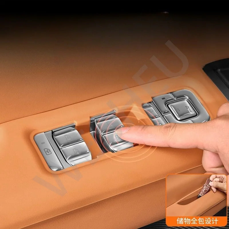 For BYD Ti7 2025-2026 Door Armrest Protection Pad Center Console Armrest Silicone Sleeve Car Interior Modification Accessories