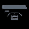 For Nissan Patrol Overseas Version 2025 Dashboard Multimedia Navigation Transparent Anti-Scratch Protection Film Modification