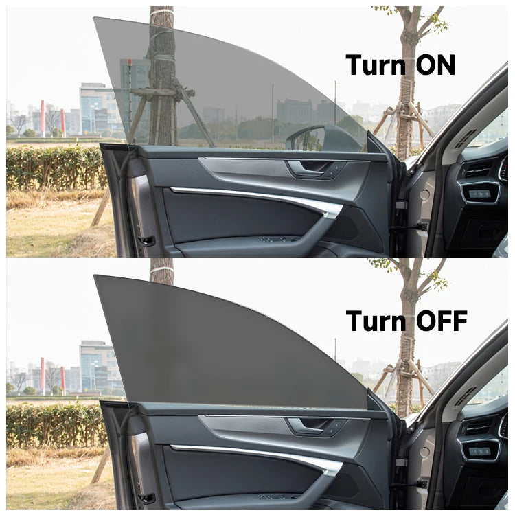 Switchable Smart Electronic 4.2 Haze Electric Tint Glass Car Window Privacy PDLC Film with Self Healing & Color Changing