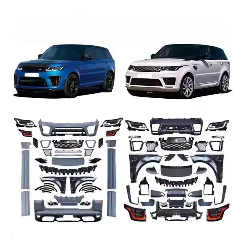 Car Conversion facelift bodykit For  Range Rover Sport 2014-2017 Upgrade Changed to 2018-2021 SVR Body Kits