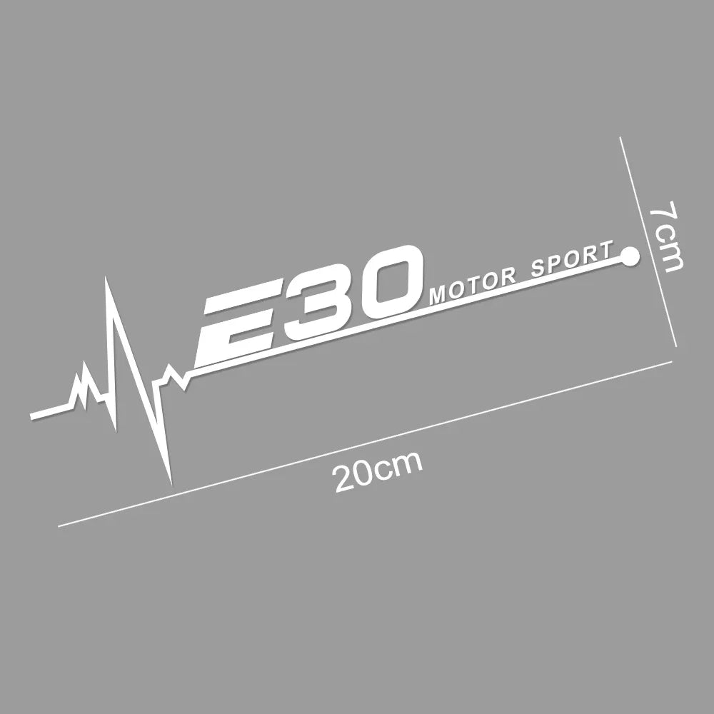 Car Side Window Sticker Auto Decor Film Decal Accessories for BMW E46 E90 E91 E60 E39 E36 E87 E92 E30 E34 E61 E62