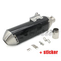 Length 470mm Inlet 51mm Motorcycle FMF 4T Exhaust Muffler Pipe Escape Moto Universal with DB Killer  escapes para moto