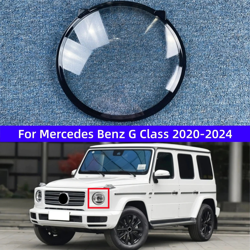 For Mercedes Benz G Class W463 W464 2020 2021 2022 2023 2024 Car Products Headlight Cover Transparent Anti-UV And Anti-Aging