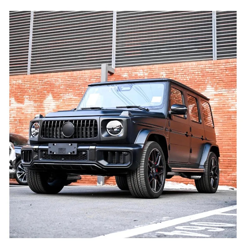 For Mercedes G Class 2019-2024 W464 G63 Upgrade 2025 W465 G63 Style Front Bumper Grille 3Pcs Facelift Exterior Mod Accessories