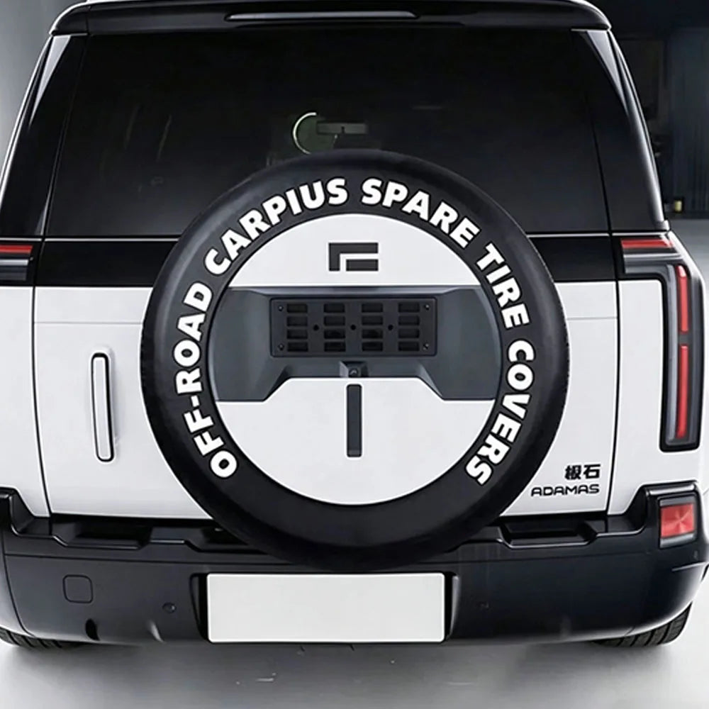 For BAIC JISHI ROX 01& Adamas 2026 Dedicated Full-Size Spare Tire Cover Off-Road UV Protection Faux Leather Specific Accessories