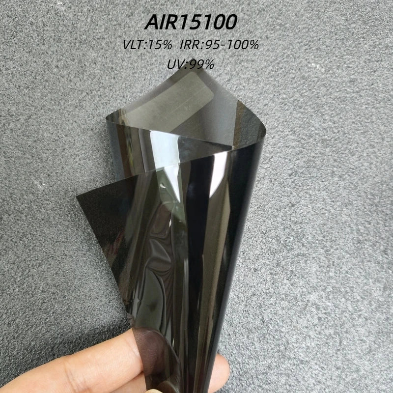 LLuamr Nano Ceramic PET Car Window Film 1.52X30M 99% UV Blocking Cuttable for Auto Tinting Heat Rejection Sun Control Tint