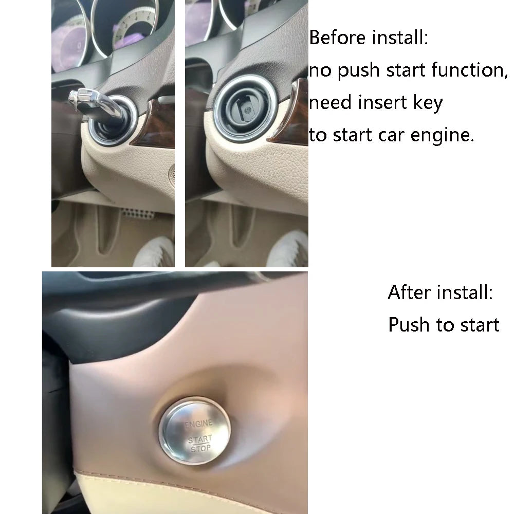 For G W463 G65 G55 G63 G500 G550 Year 2013-2018 Upgrade Keyless Start Keyless GO Remote Start Car Accessories
