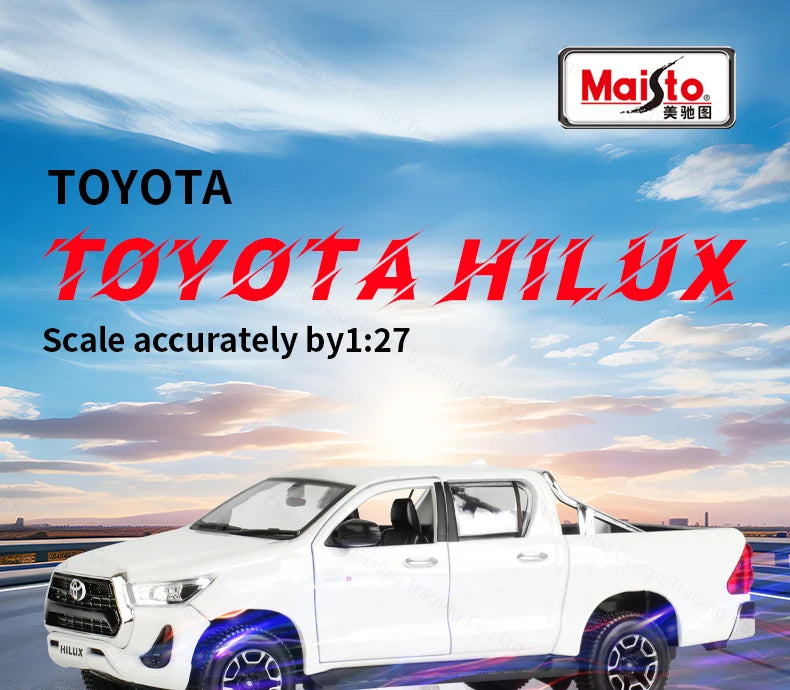 Maisto 1:27 Toyota Hilux Static Die Cast Vehicles Collectible Model Car Toys