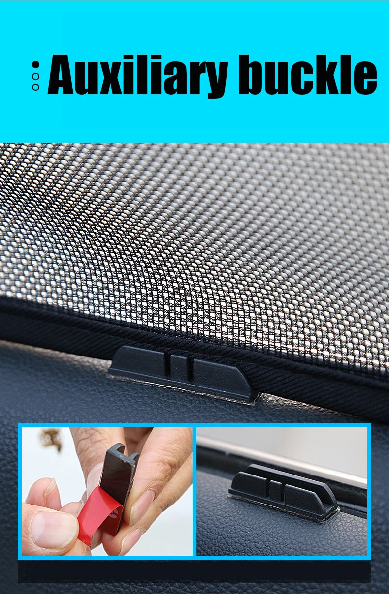 For Nissan PATROL Y62 2010-2025 Car Window SunShade UV Protection Auto Curtain Sun Shade Visor Net Mesh