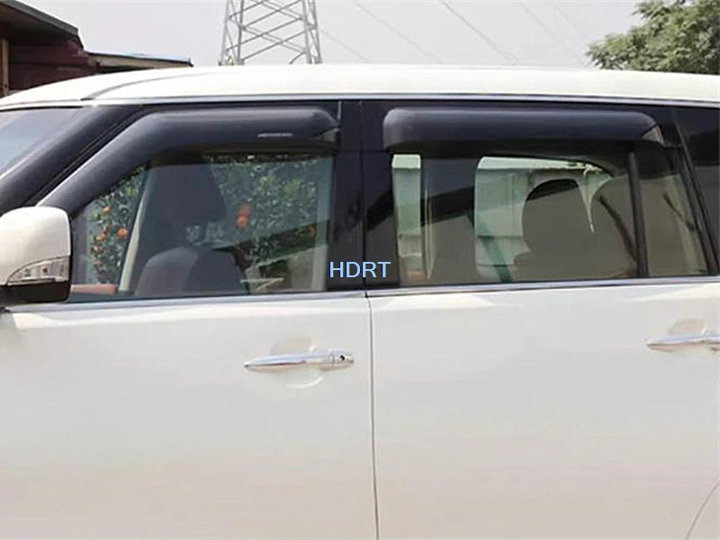 Car Styling Accessories Window Deflector Sun Visor Rain Gurad Awning Shelter Weather Shield For Nissan Patrol Y61 Y62 1997-2021