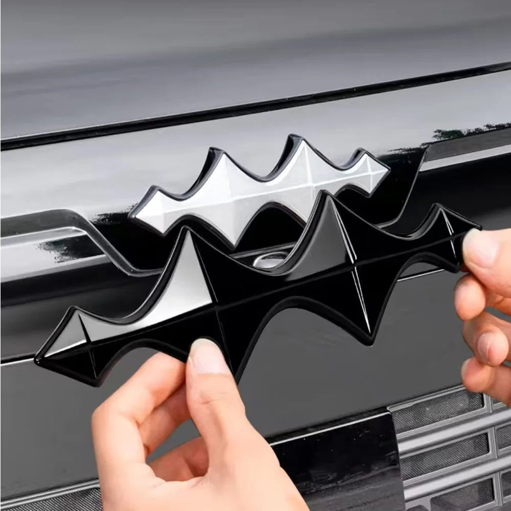 For BYD Leopard Titanium 7 Blackened Car Emblem Stickers Black Warrior Modified Decoration Accessories Section