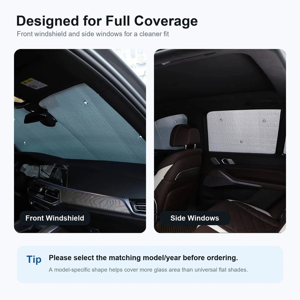 For Audi Q50 Base 2014-2017 Custom Full Set Windshield Sun Shade Aluminum Foil Heat Insulation Anti UV Foldable