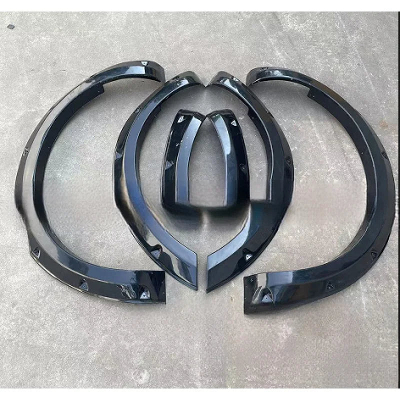 For Toyota Hilux Rocco 2021 Model Car Modification, Original Car Widened Wheel Arches In Black
