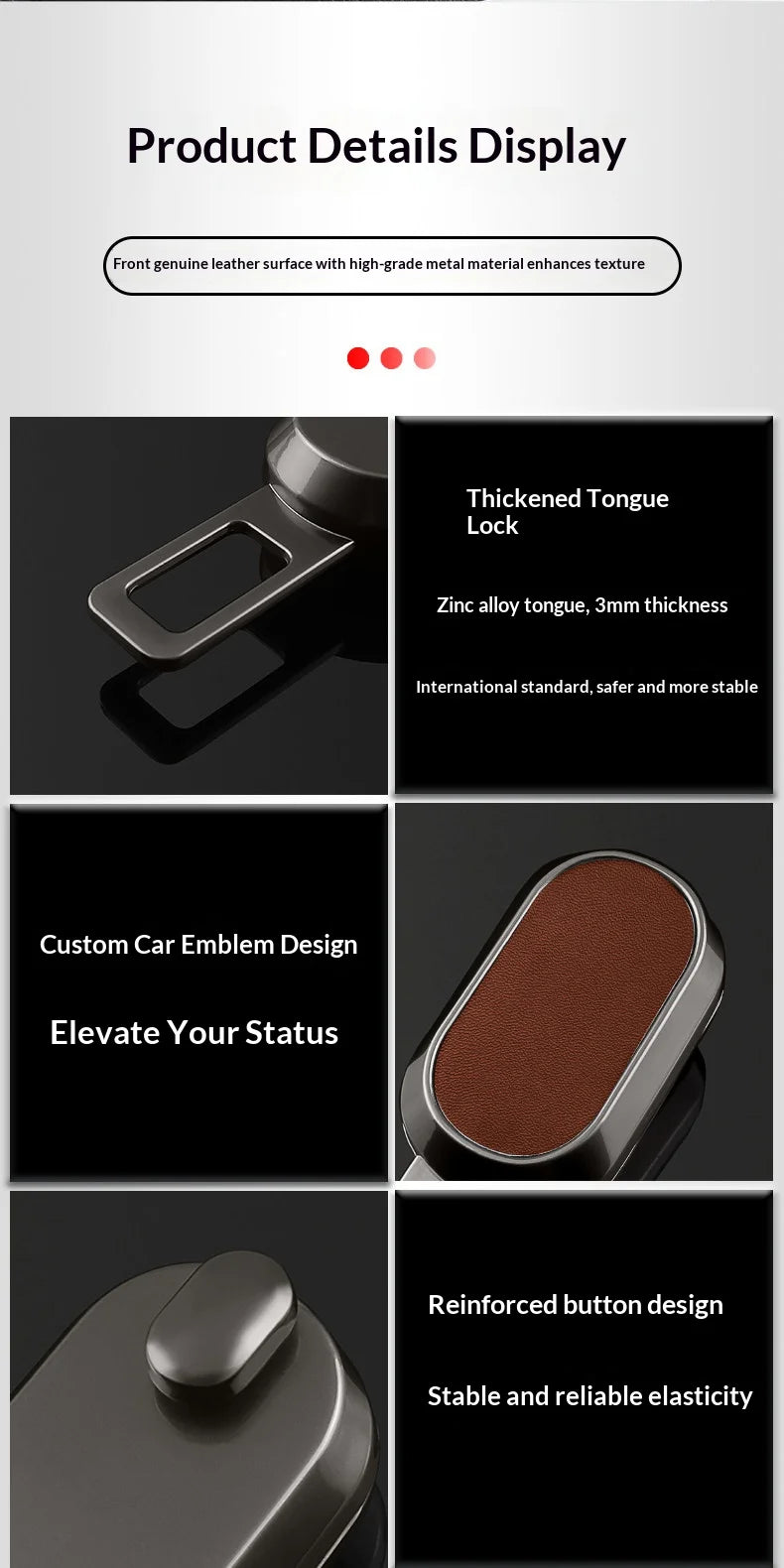 Suitable for use with ROX 01 rox ADAMAS Rox car seat belt extender fork limit insertion clip