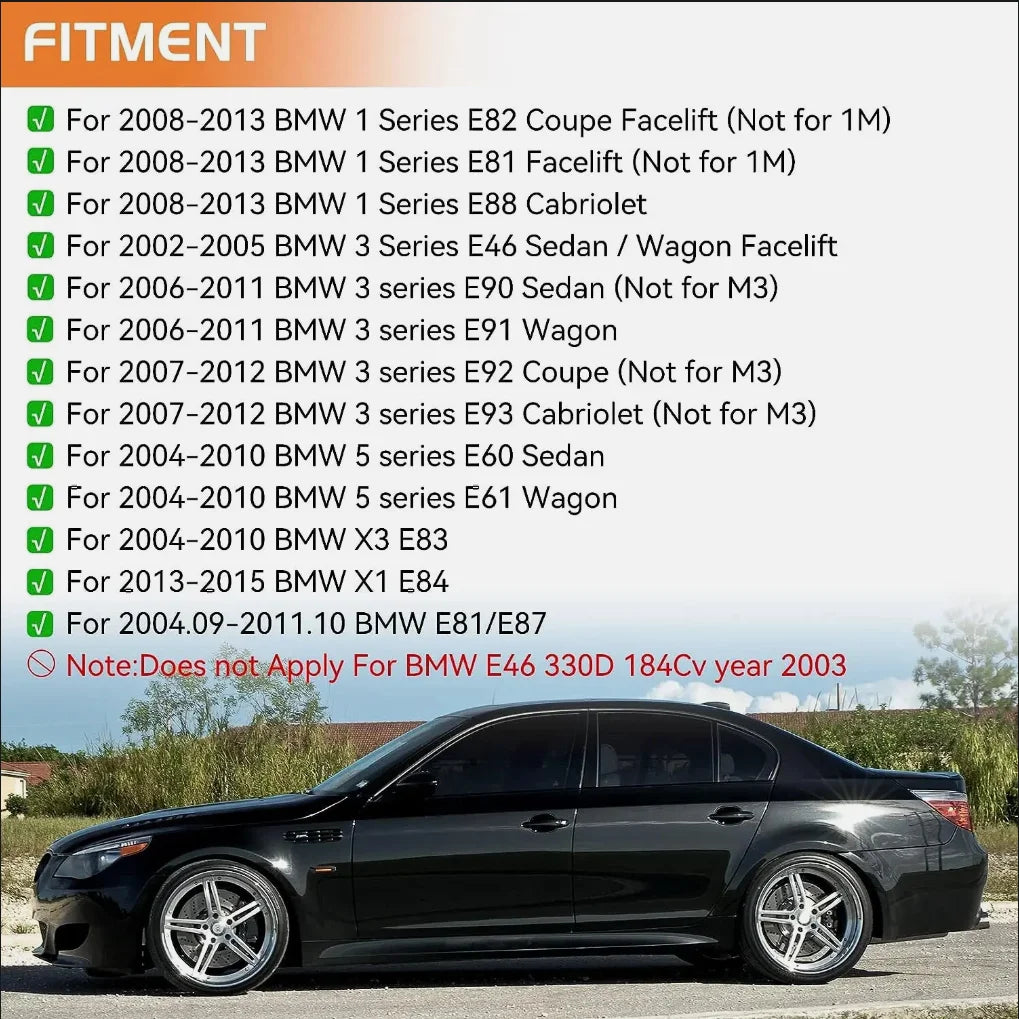 LED Side Marker Light for BMW 1 Series 3 Series 5 X1 X3 E46 E60 E61 E81 E82 E83 84 E87 E88 E90 E91 E92 E93 Turn Signal Indicator