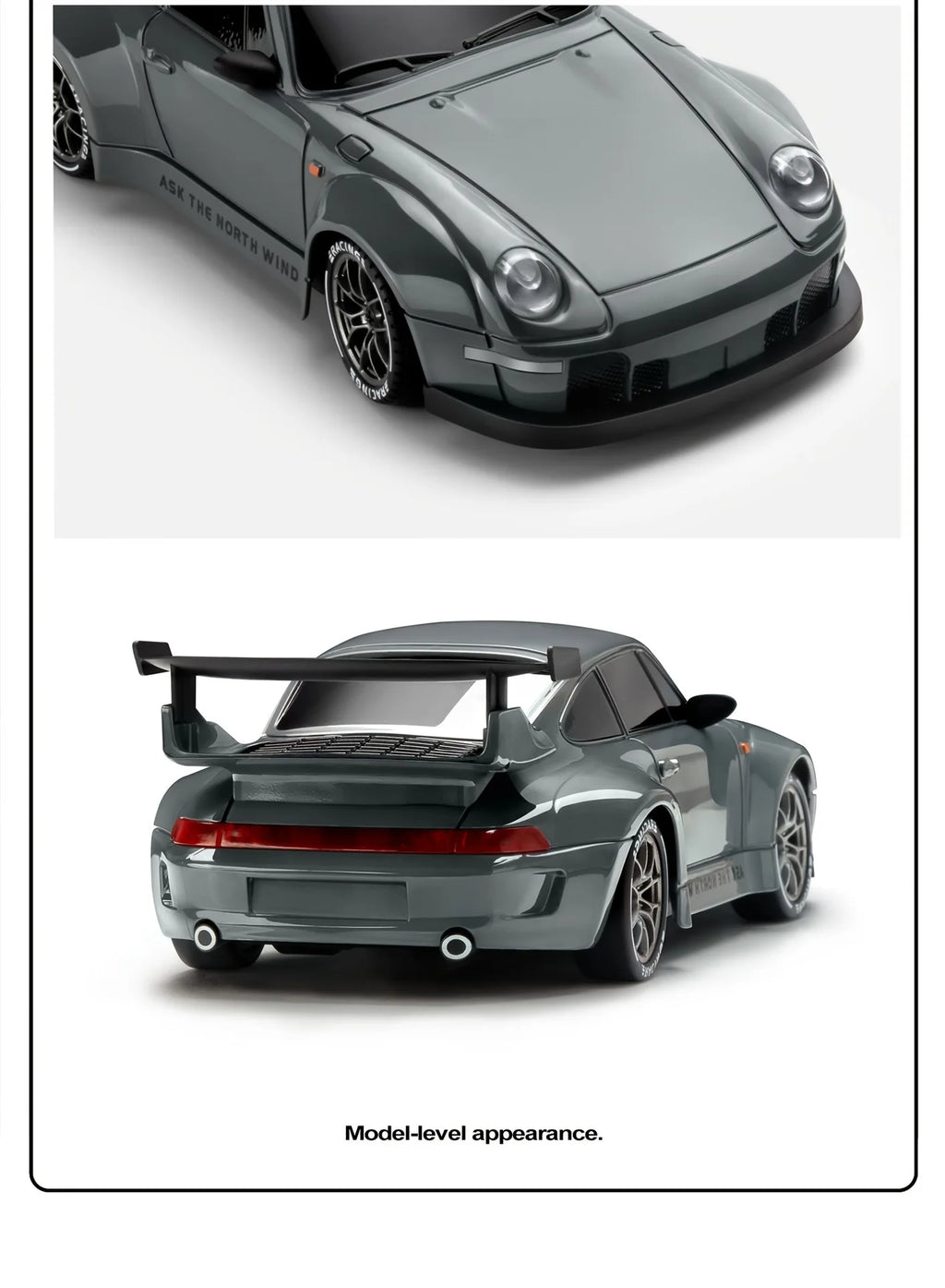 RC Drift Car 1:24 Remote Control Car for Adult 20KM/H 4WD High Speed RC Cars with LED Lights Extra Drifting Tires Vehicle Toy