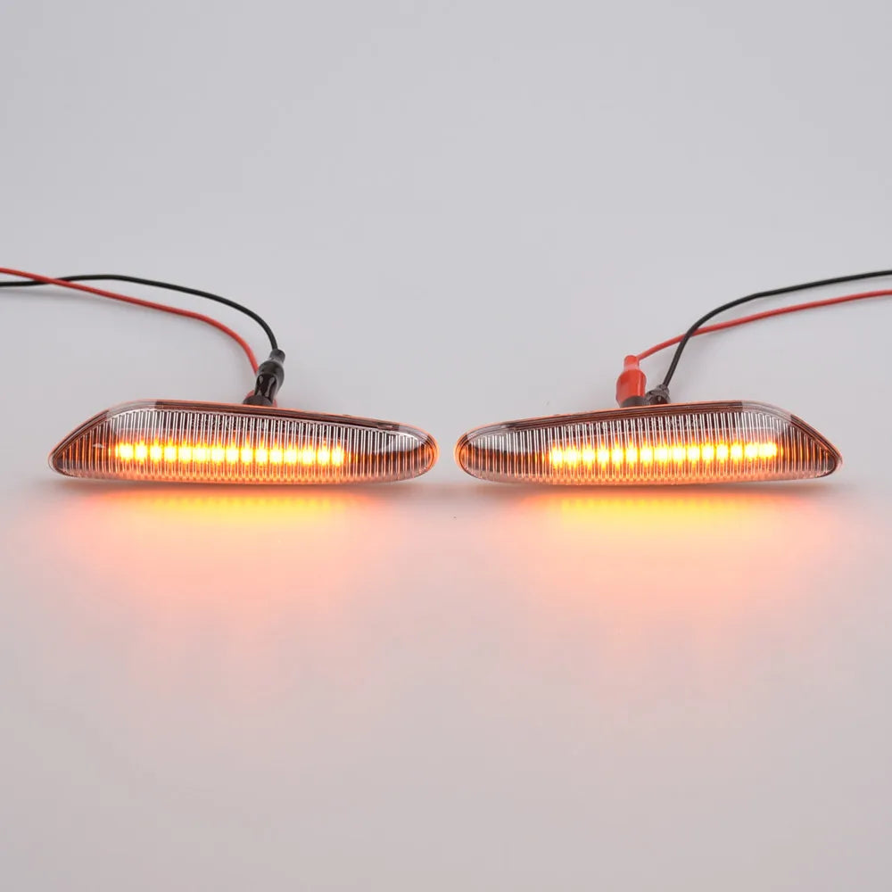 Sequential Flashing LED Turn Signal Side Marker Light for BMW E60 E61 E90 E91 E87 E81 E83 E84 E88 E92 E93 E82 E46 1 3 5 Series