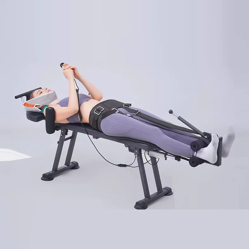 Handwheel stretcher, electric whole body stretcher, lumbar spine cervical spine rehabilitation inverted machine