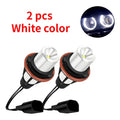 2PCS LED Angel Eyes Marker Lights Bulbs Lamp For BMW E87 E39 M5 E60 E61 E63 E64 M6 E65 E66 E83 X3 E53 X5 2000-2008 White Bright