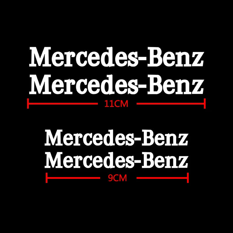 For Mercedes-benz AMG Sticker Brake Caliper Sticker Label Logo AMG Personalized Modification Decorative Auto Sticker Accessories