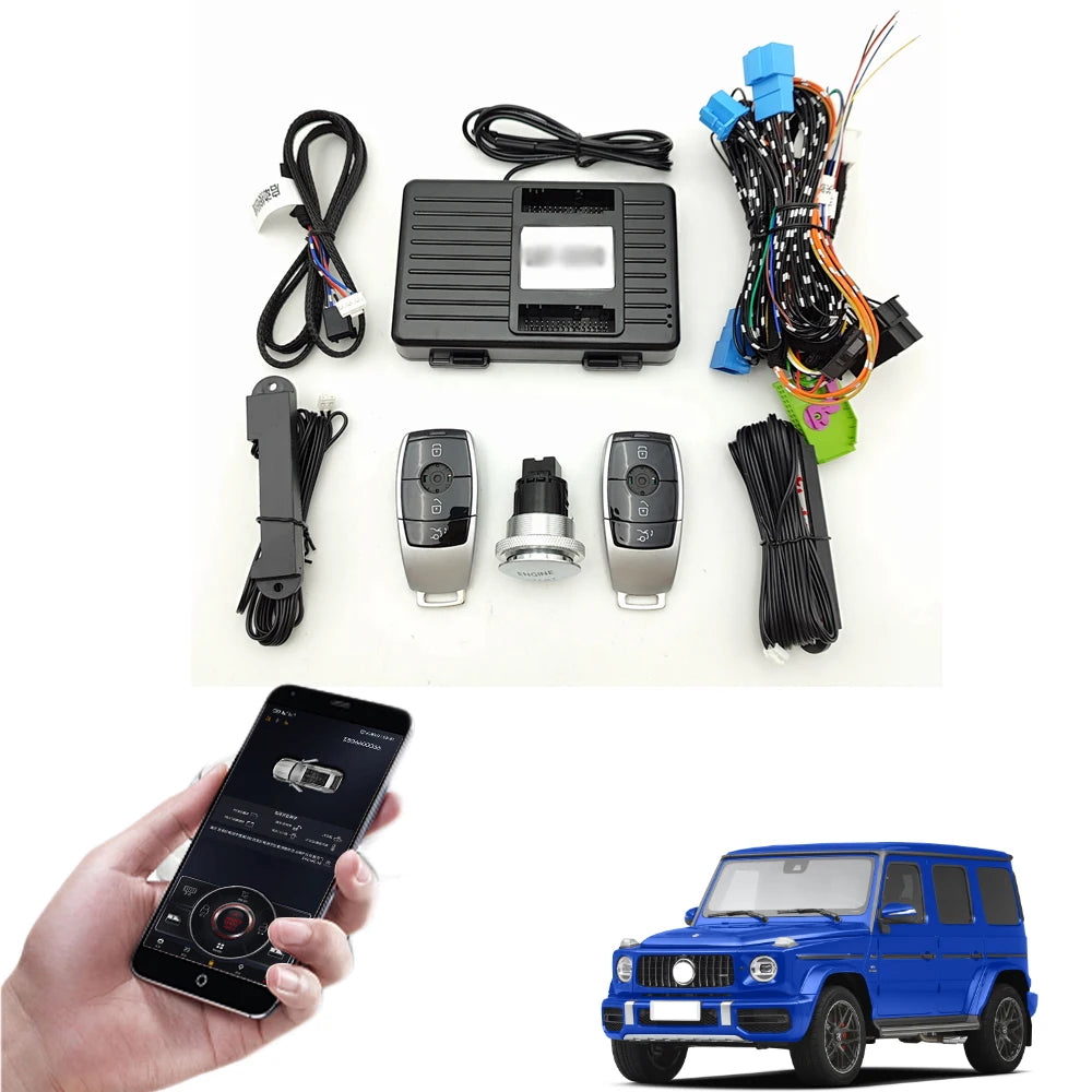 For G W463 G65 G55 G63 G500 G550 Year 2013-2018 Upgrade Keyless Start Keyless GO Remote Start Car Accessories