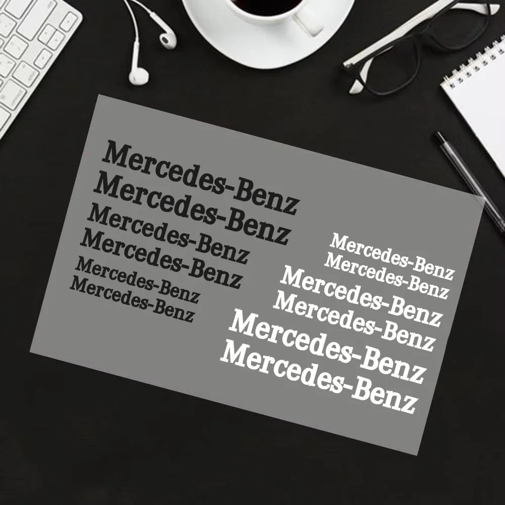 For Mercedes-benz AMG Sticker Brake Caliper Sticker Label Logo AMG Personalized Modification Decorative Auto Sticker Accessories