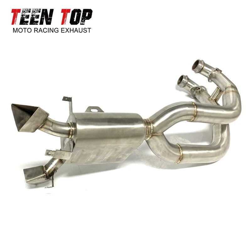 Stainless Steel Motorcycle RS660 Exhaust Pipe For Aprilia RS660 Tuono660 Exhaust System Racing Muffler Underbike Escape Moto