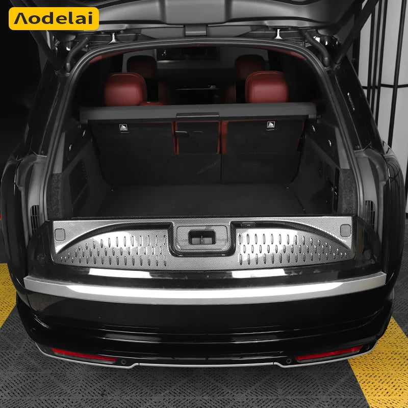 For Land Rover Range Rover 2023-2026 Car L460 Vogue Rear Trunk Bumper Scuff Sill Protector Plate Guard Plate Accessories