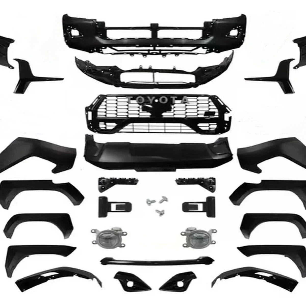 Weknown High Quality Auto Parts Car Body Kit   Hilux 2020-2022 Change Upgr To Hilux  2023 GR SPORT