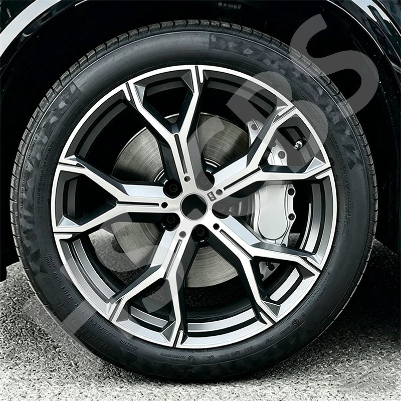 2/4Pcs L/M Metal Car Brake Caliper Cover Stickers Brake Disc Anti Dust Cover Protective Shell Wheel Auto Styling Accessories