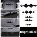 For BYD Leopard Titanium 7 Blackened Car Emblem Stickers Black Warrior Modified Decoration Accessories Section