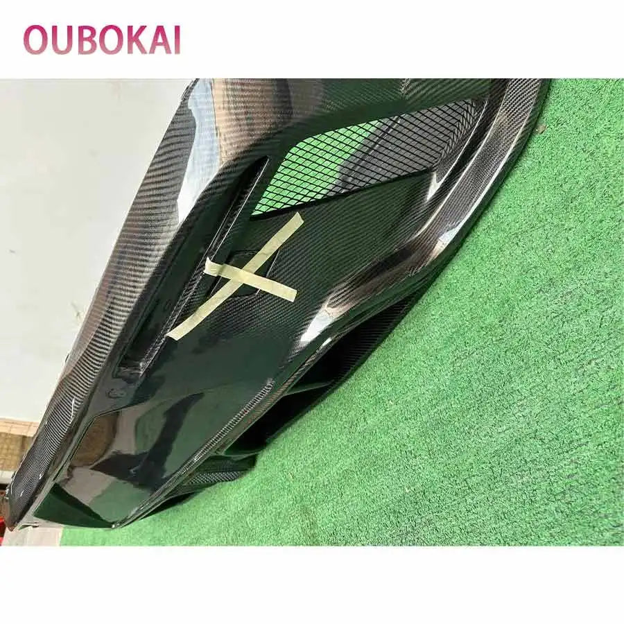 For Porsche Taycan Carbon fiber Diffuser rear bumper diffuser spoiler rear lip Shunt Car parts MS style upgrade body kit