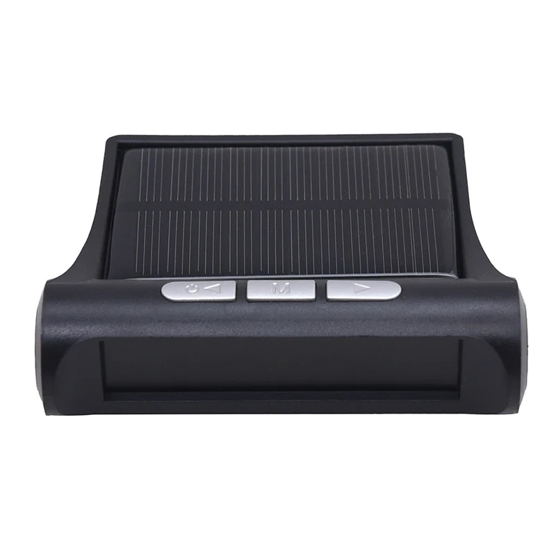 TPMS Solar Tire Pressure Sensor Car Tire Pressure Monitoring System with 4 Wheel Internal External Sensors TMPS