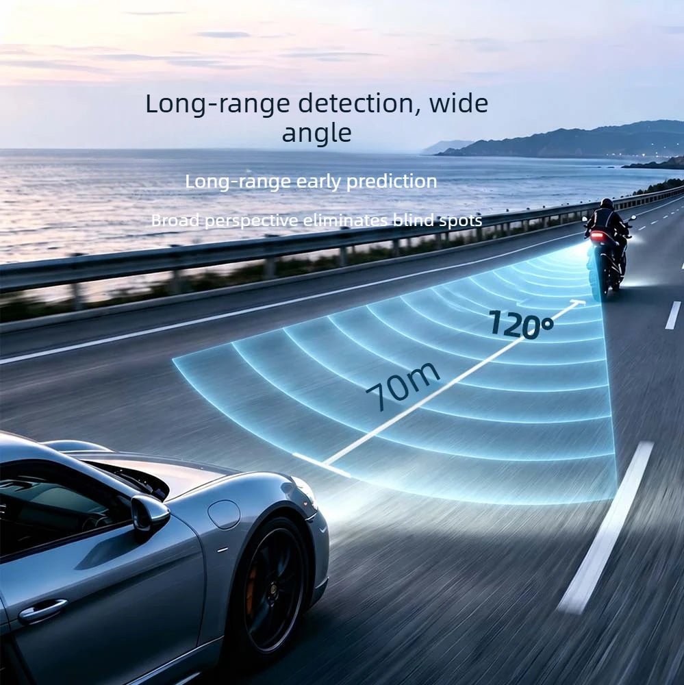 Motorcycle BSD Radar Safety System, Waterproof Model, Suitable for Yamaha XMAX 300, NMAX 155, FZ-07, Honda and BMW Series