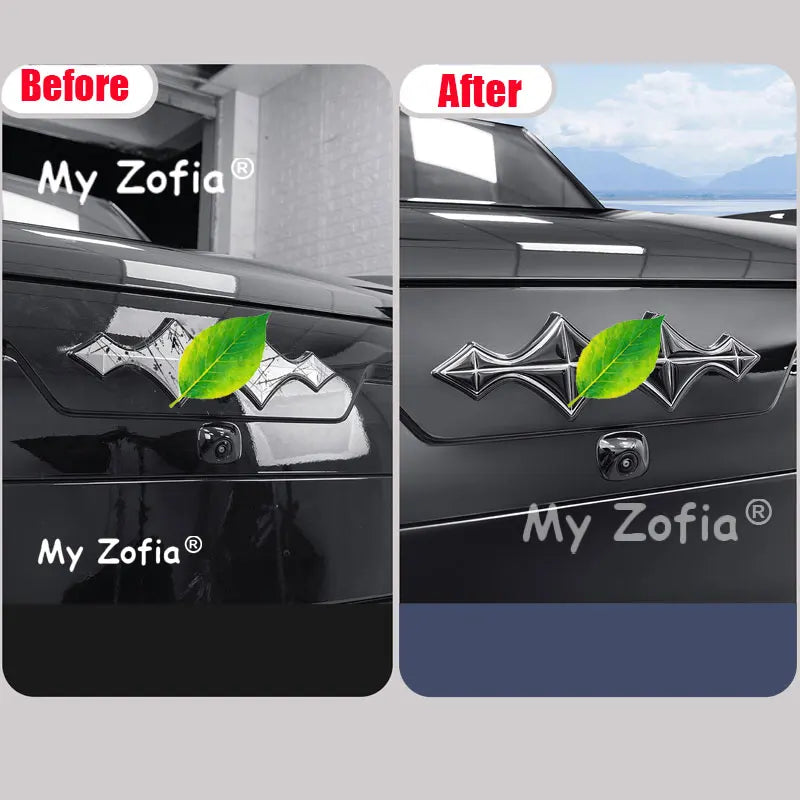 Car Emblem Sticker Grille Front And Rear Blackened Decoration Car Emblem Accessories For BYD Ti7 Leopard Titanium 7 2025 2026