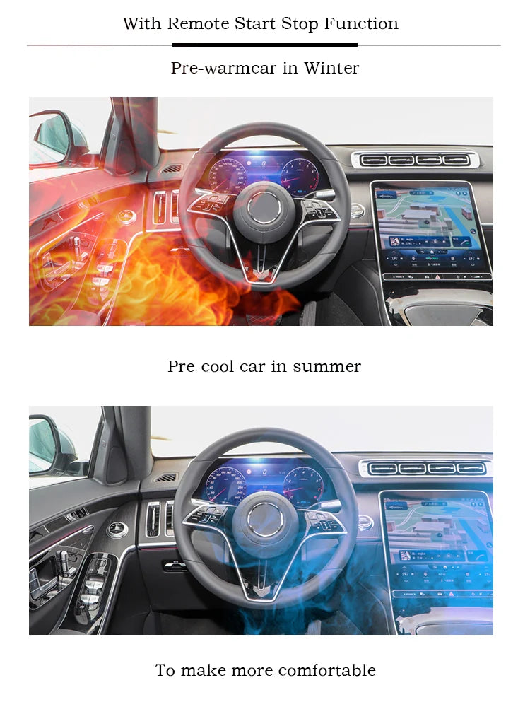 For G W463 G65 G55 G63 G500 G550 Year 2013-2018 Upgrade Keyless Start Keyless GO Remote Start Car Accessories