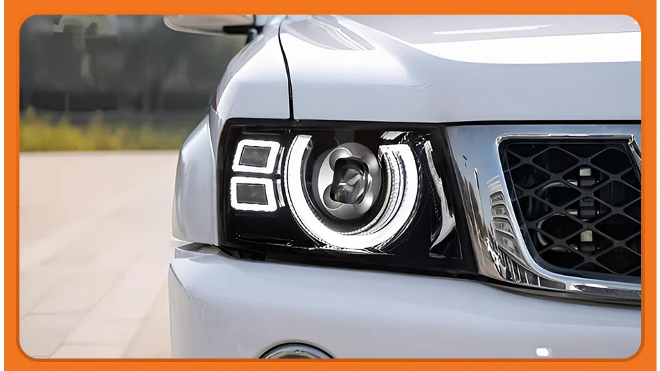 LED Auto Headlight Assembly For Nissan Patrol Y61 2005-2013 Upgrade Plug and Play Projector Lens Car Front lamps Accessories