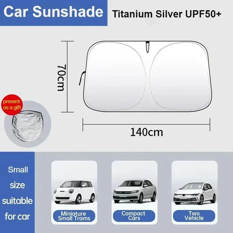 For Nissan Patrol 2021-2026 Car Windshield Sunshade Cover Front Window Sun Shade Heat Insulation Summer Auto Accessories